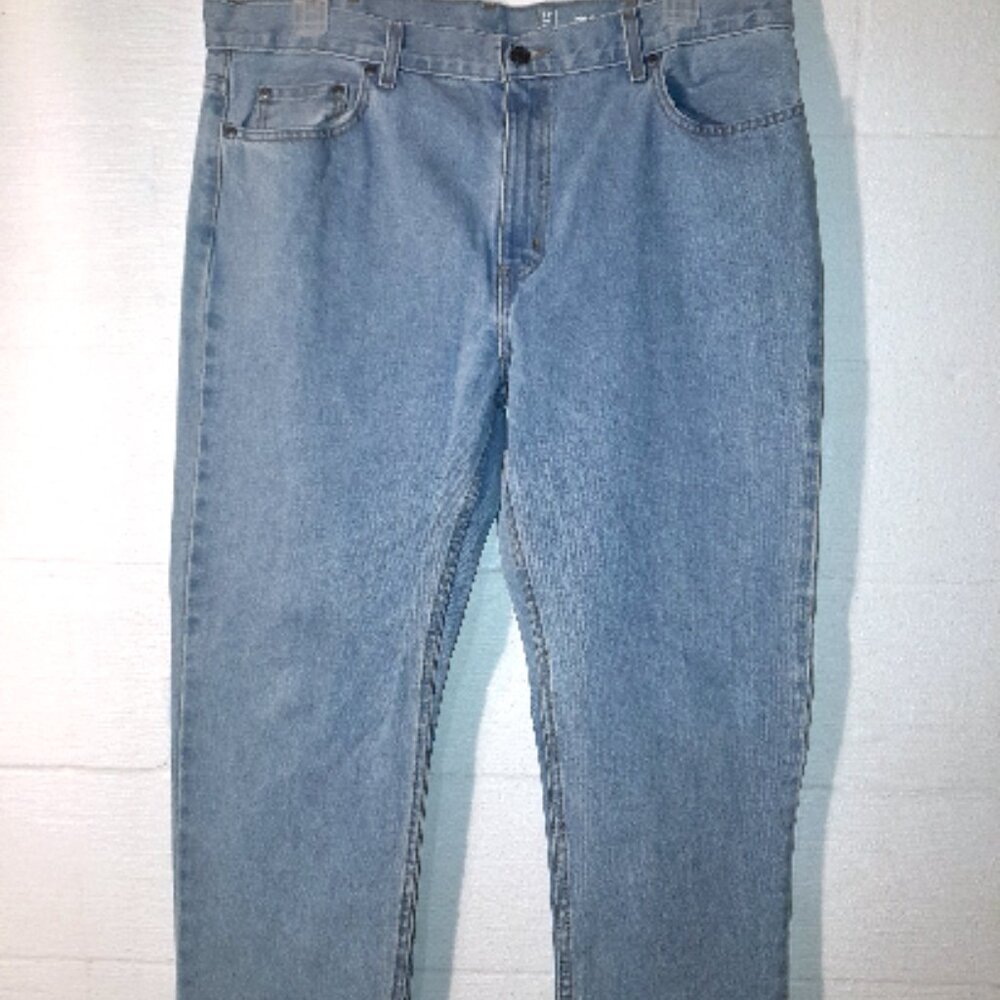 George Men's Denim Jeans Light Wash Size 38 x 29 Regular Good Condition